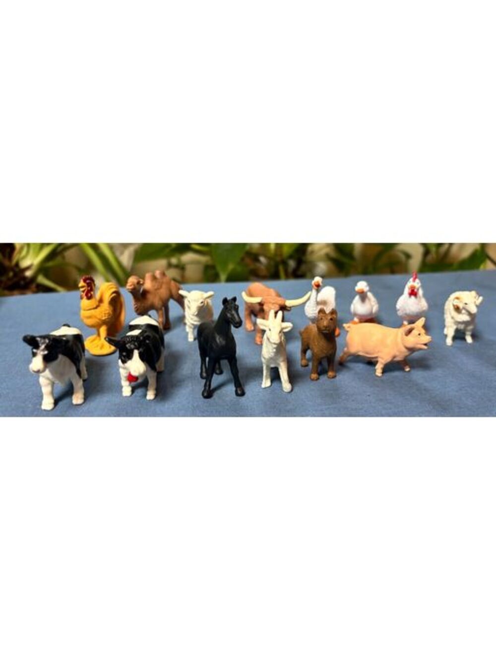 Lot of 14 Safari LTD Farm Animals Cows, Pig, Goose, Camel